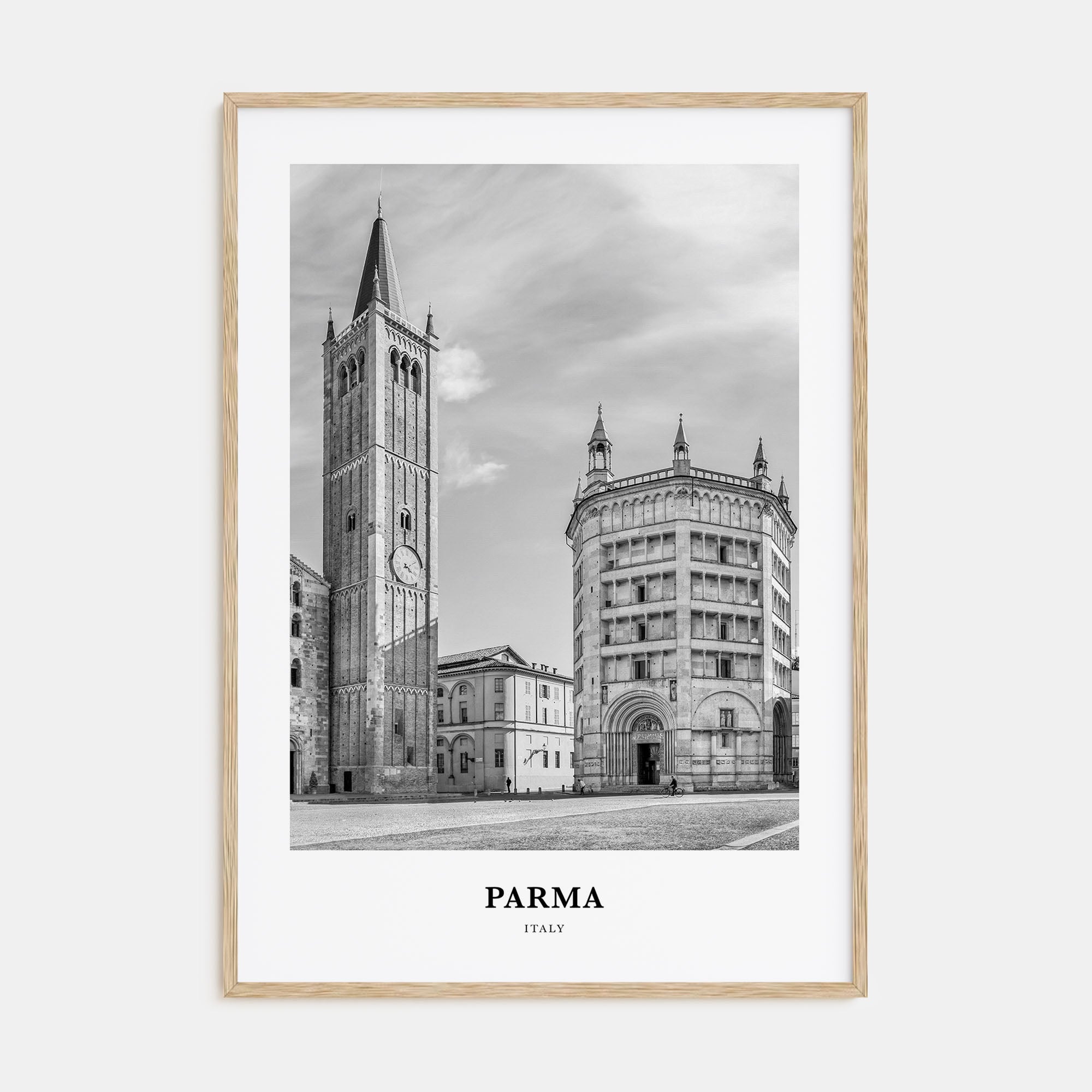 Parma Portrait B&W Poster