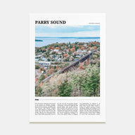 Parry Sound Travel Color Poster