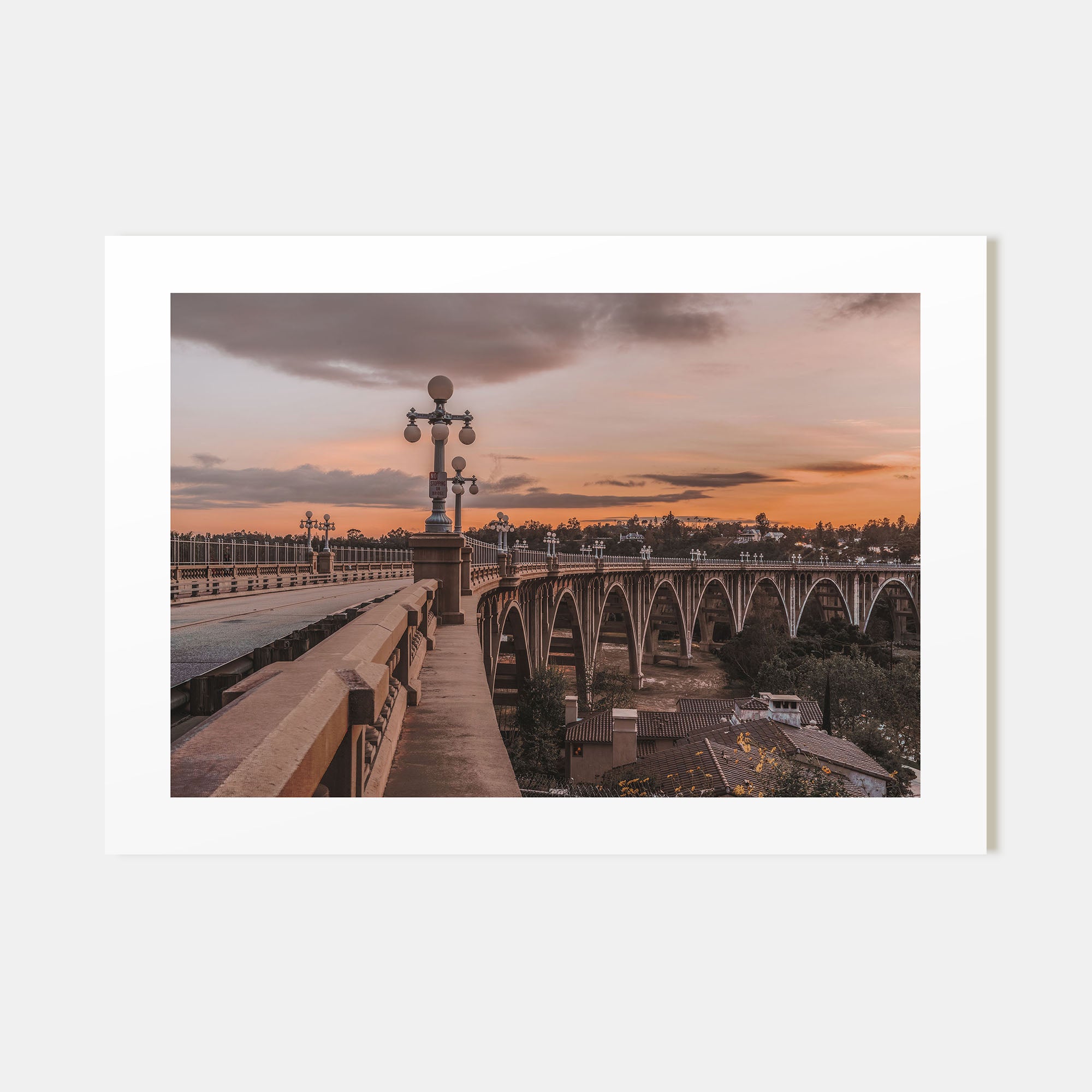 Pasadena Landscape Color Poster