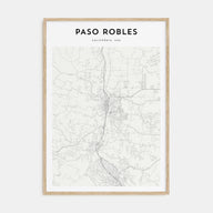 Paso Robles Map Portrait Poster