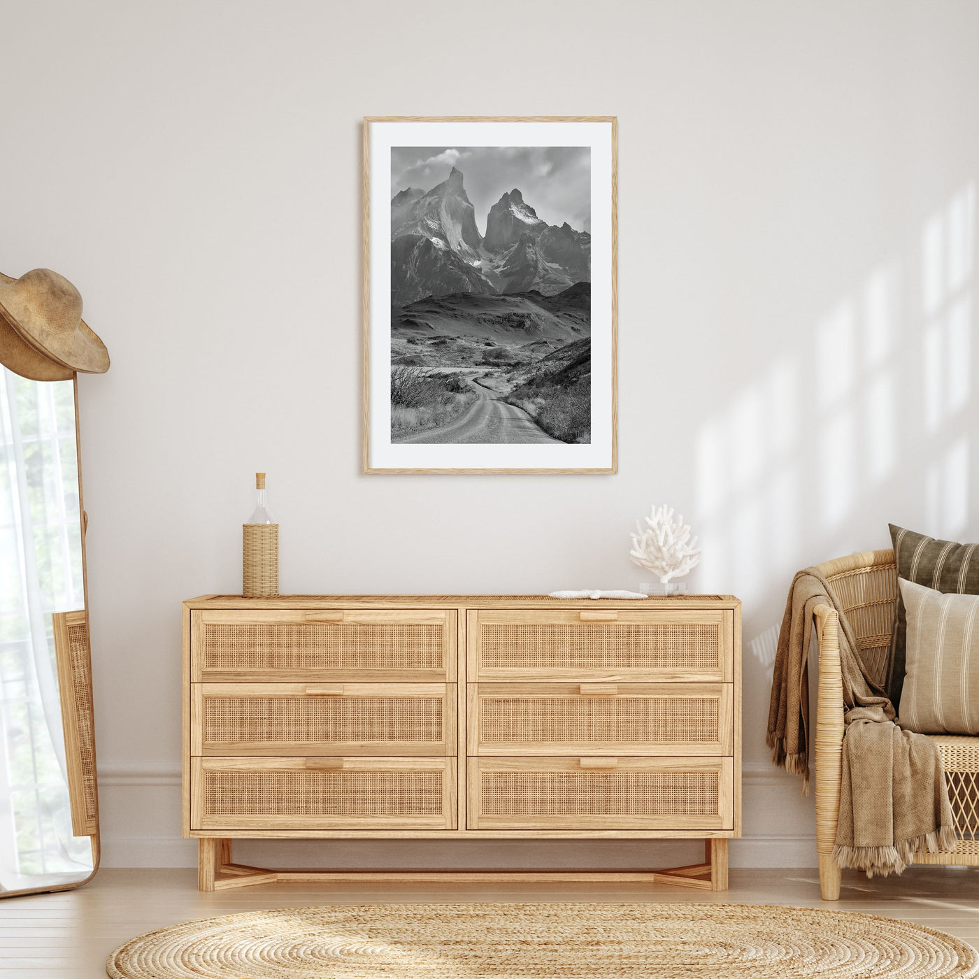Patagonia Photo B&W Poster