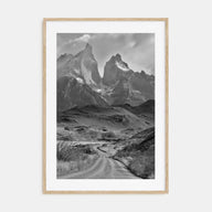 Patagonia Photo B&W Poster