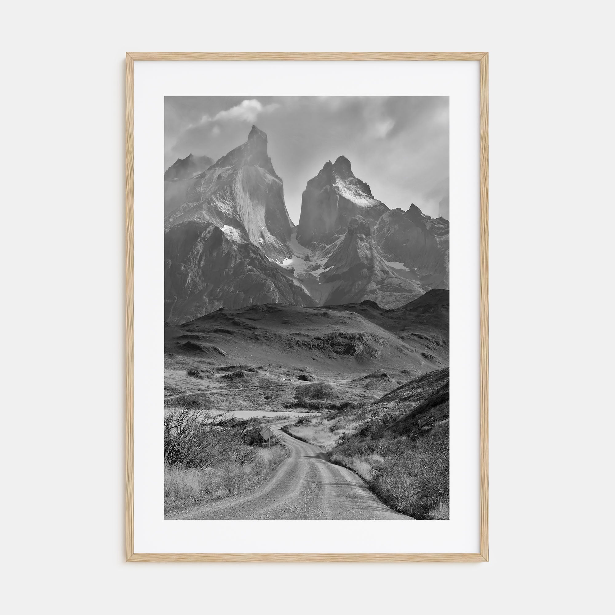 Patagonia Photo B&W Poster