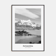 Patagonia Portrait B&W Poster