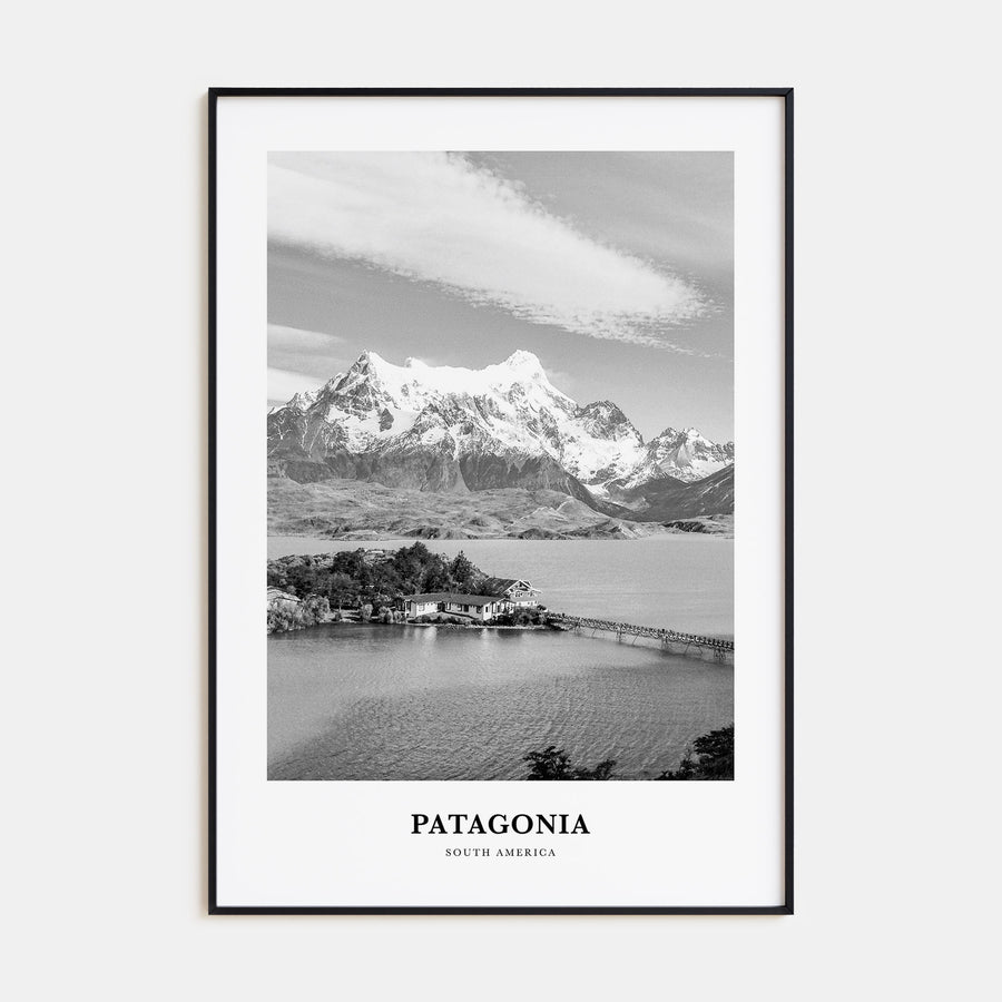 Patagonia Portrait B&W Poster