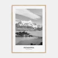 Patagonia Portrait B&W Poster