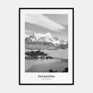 Patagonia Portrait B&W Poster
