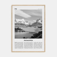 Patagonia Travel B&W Poster