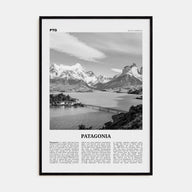 Patagonia Travel B&W Poster