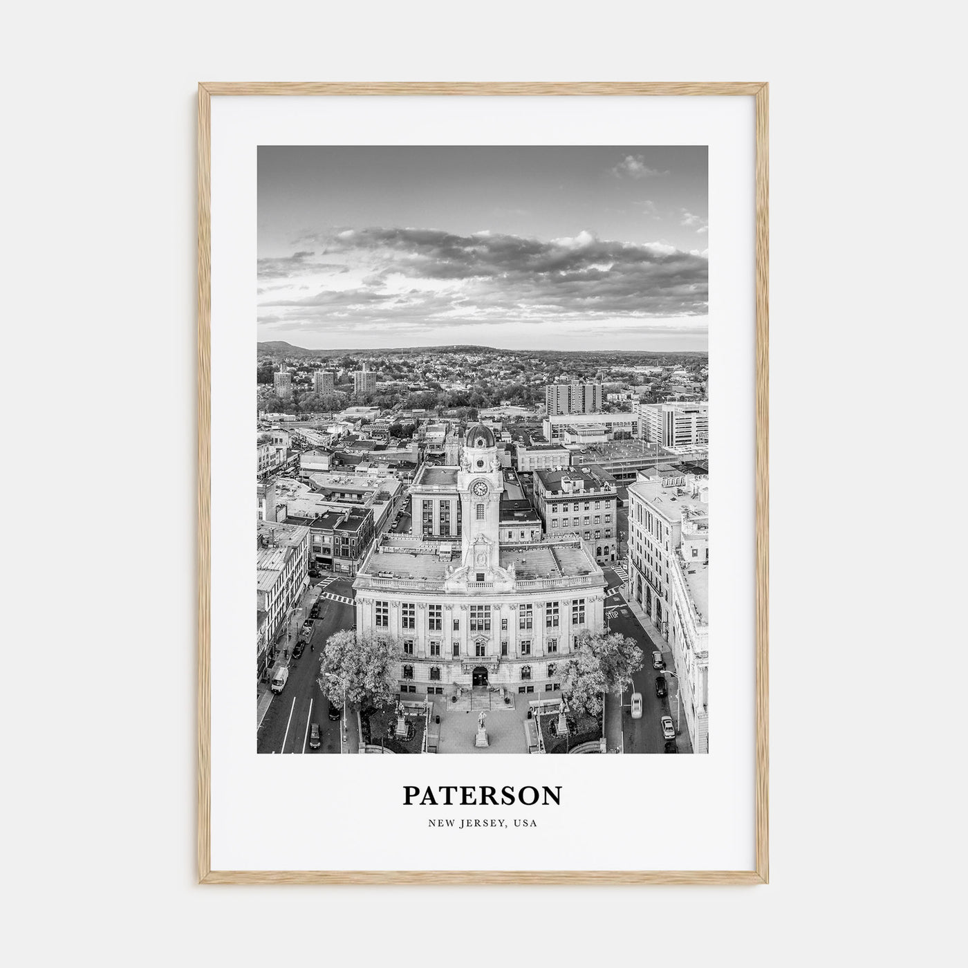 Paterson Portrait B&W Poster