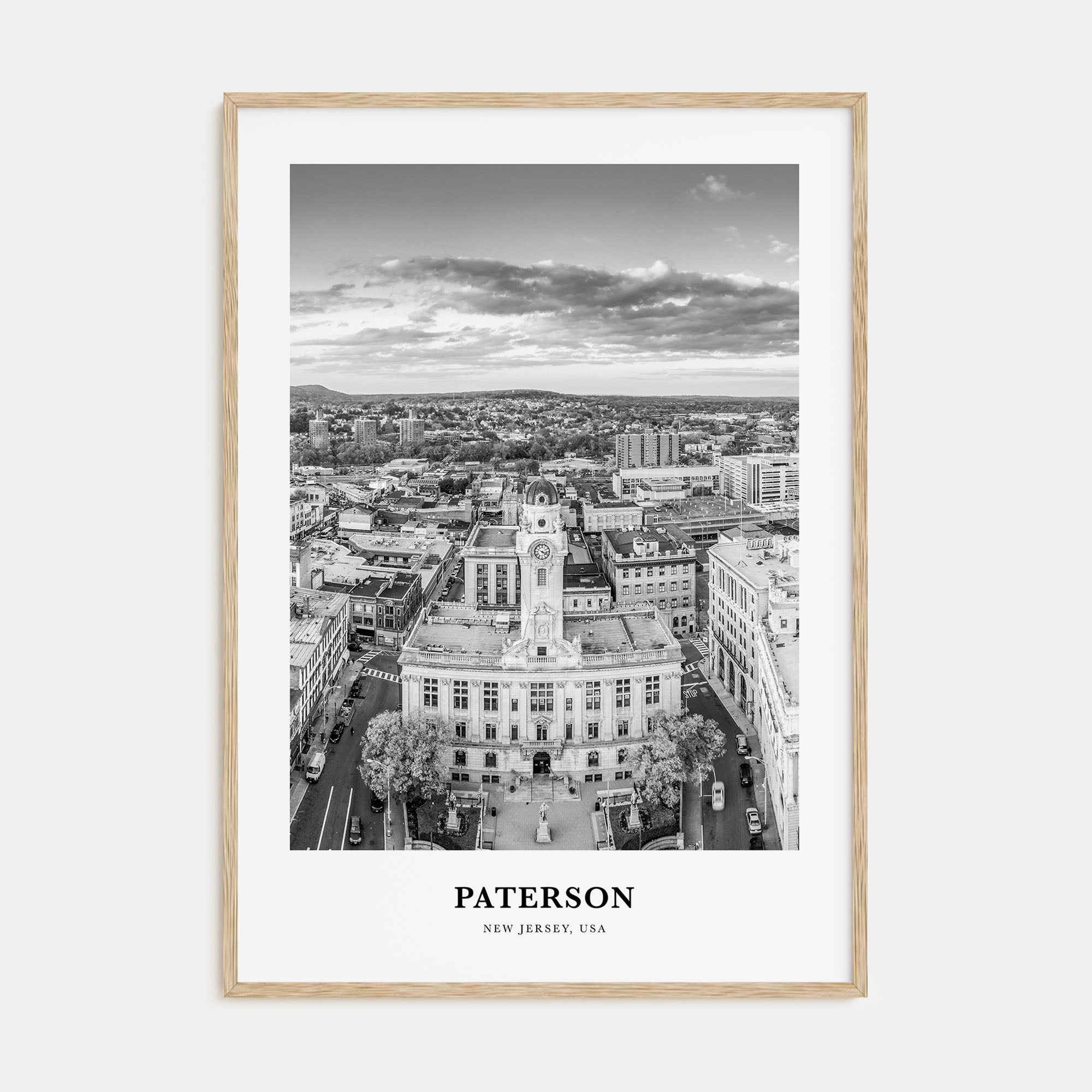 Paterson Portrait B&W Poster