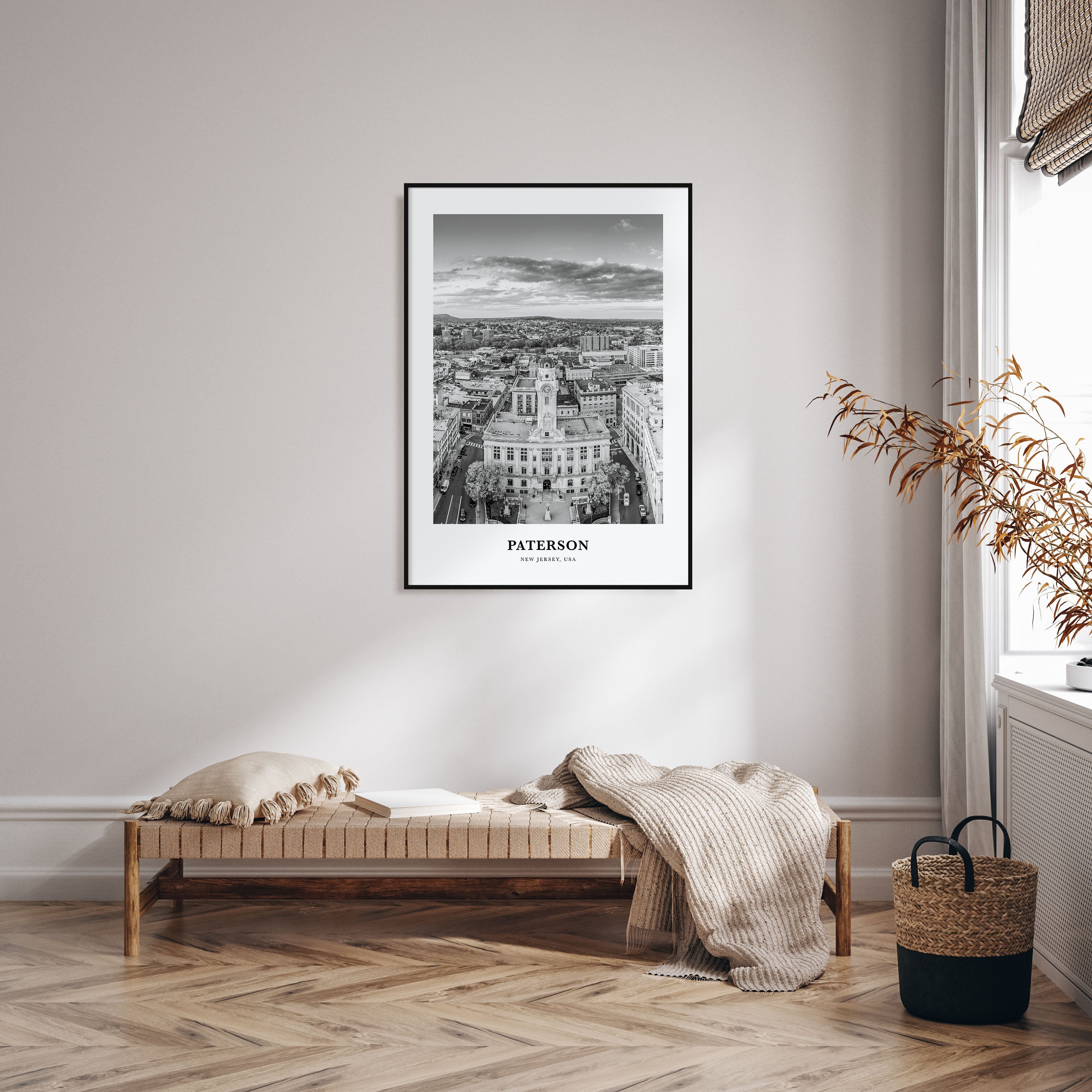 Paterson Portrait B&W Poster