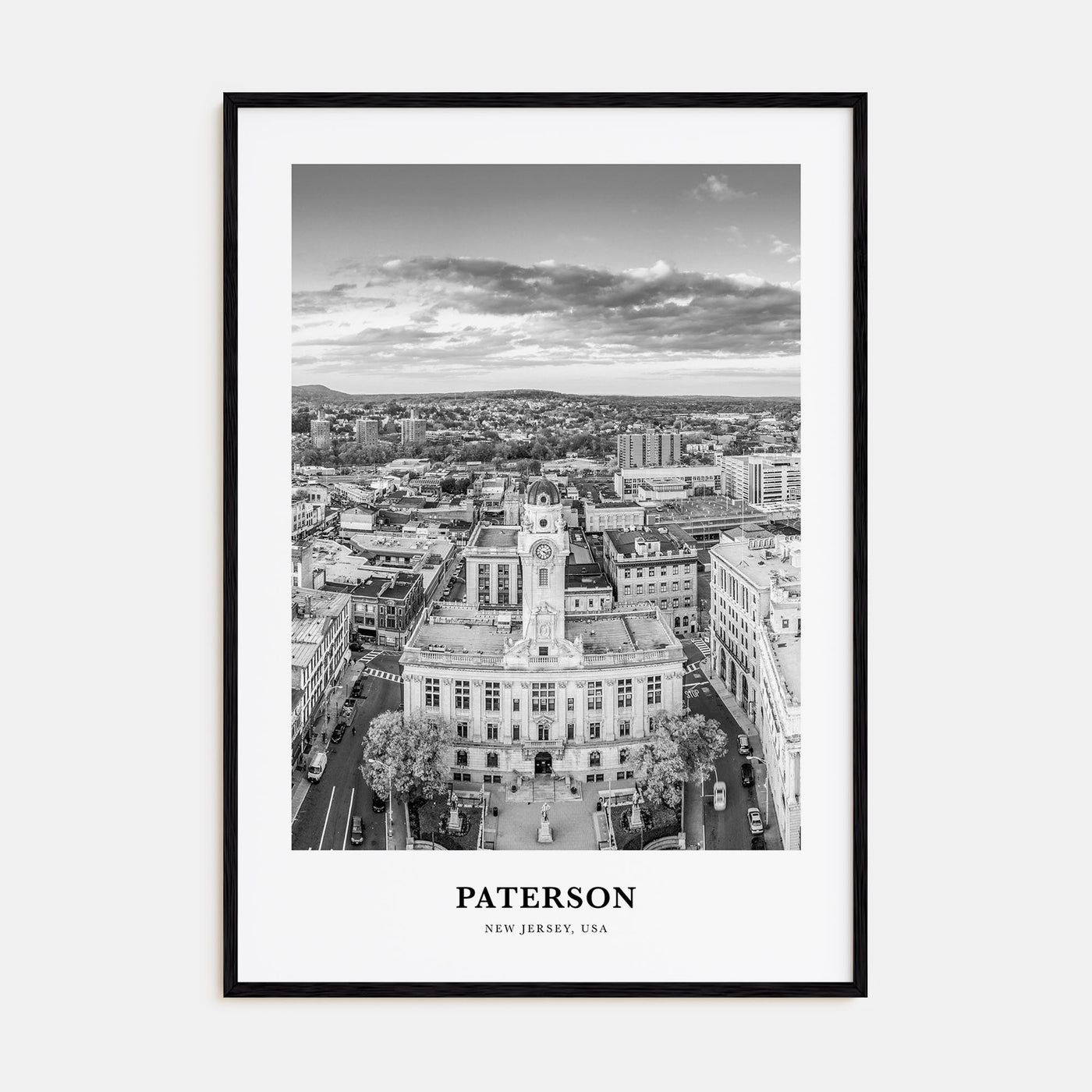 Paterson Portrait B&W Poster