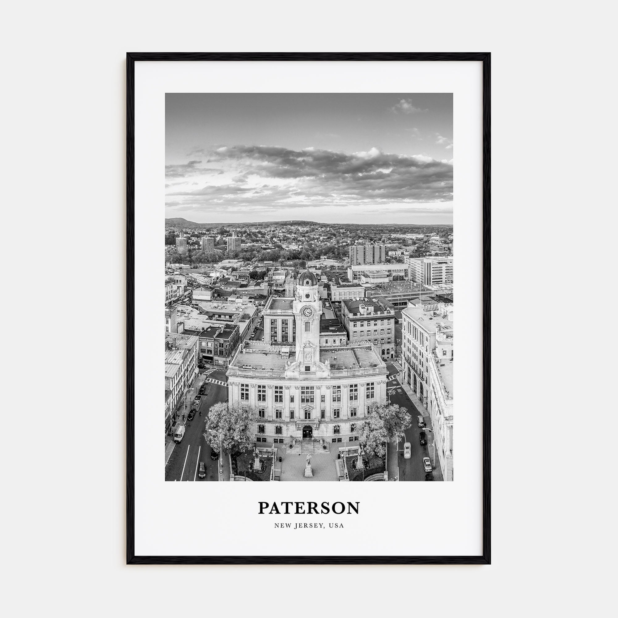 Paterson Portrait B&W Poster