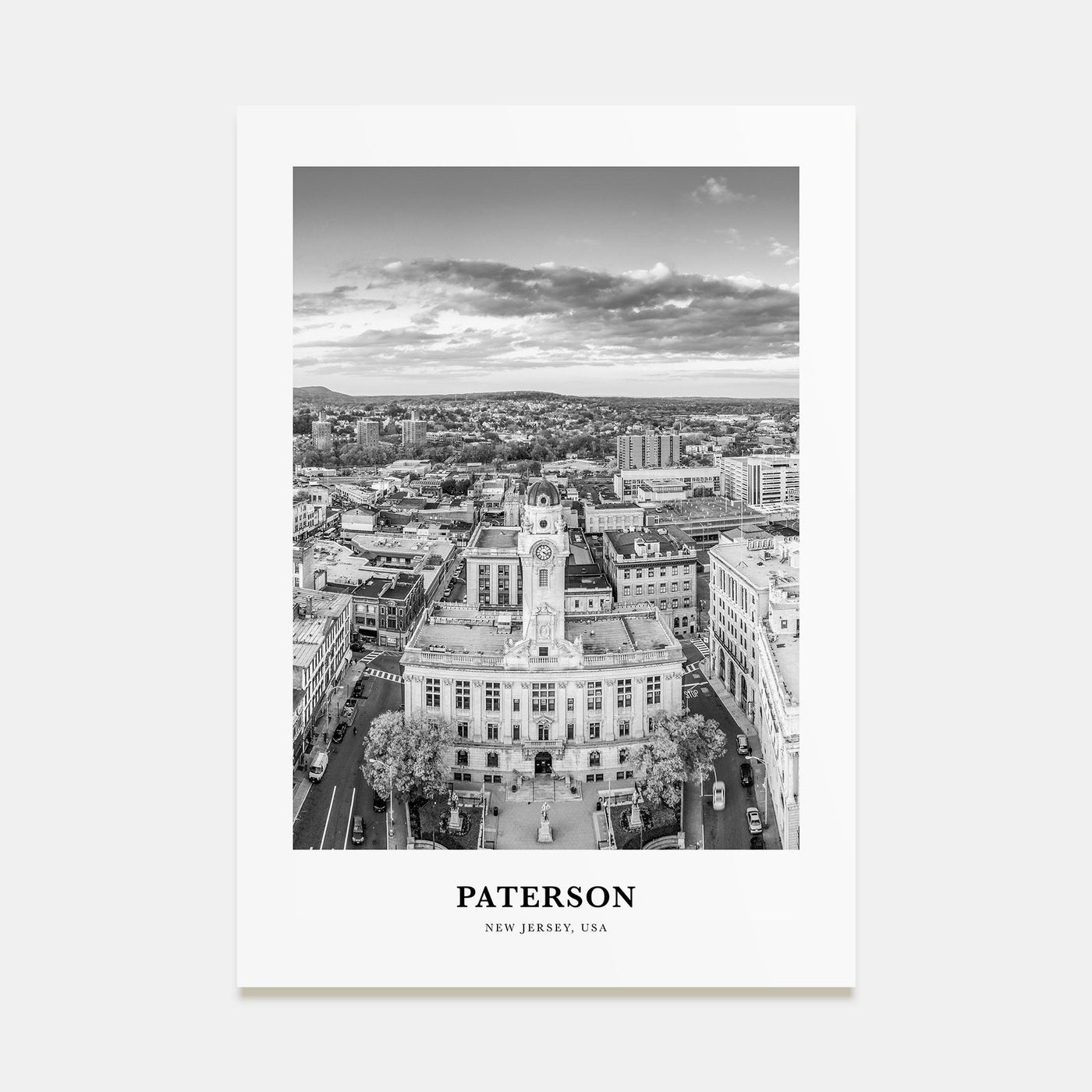 Paterson Portrait B&W Poster