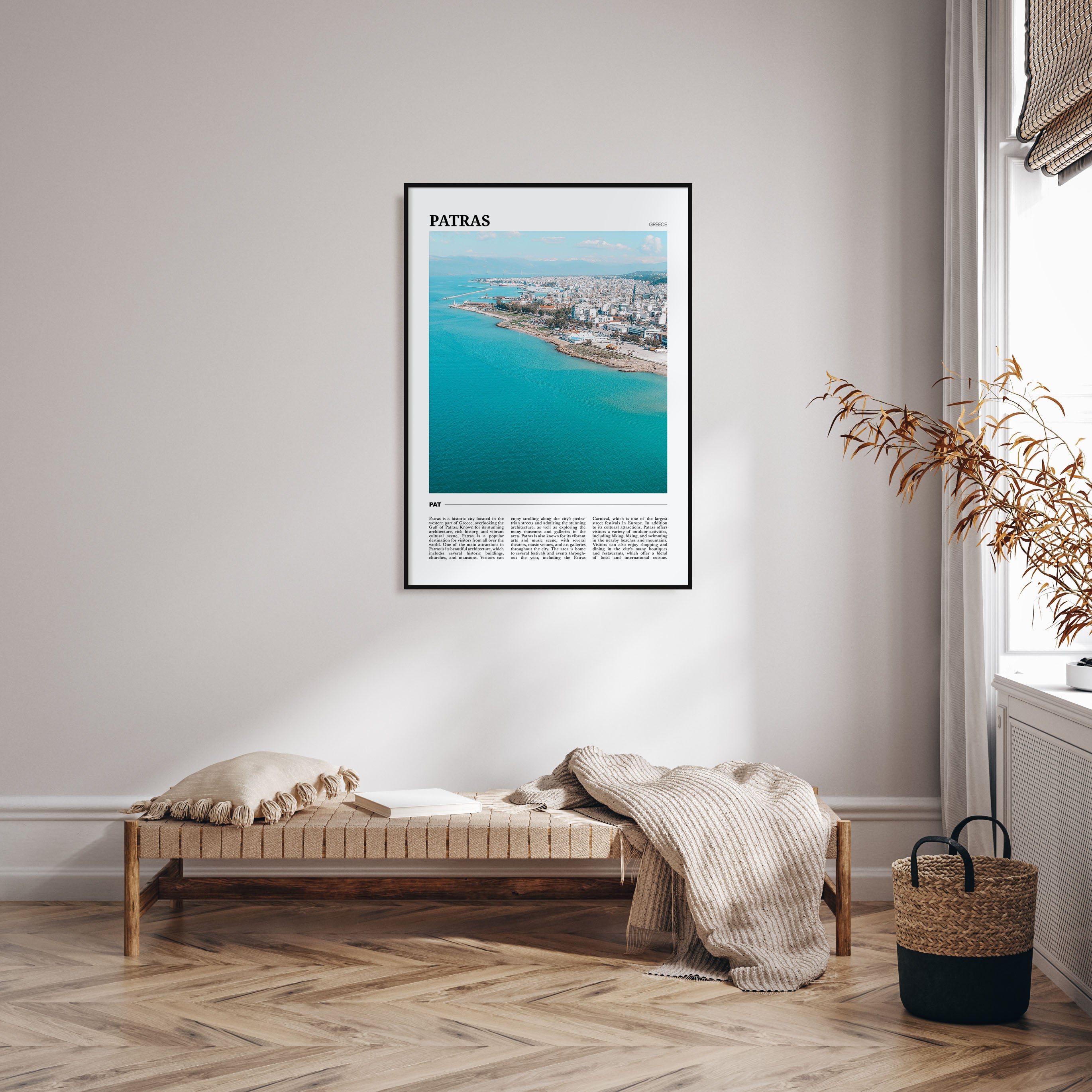 Patras Travel Color Poster