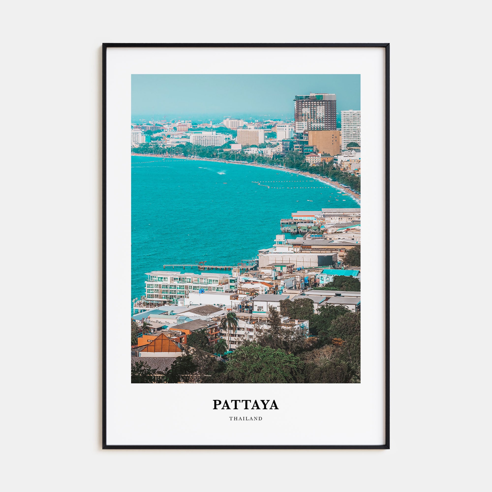 Pattaya Portrait Color Poster