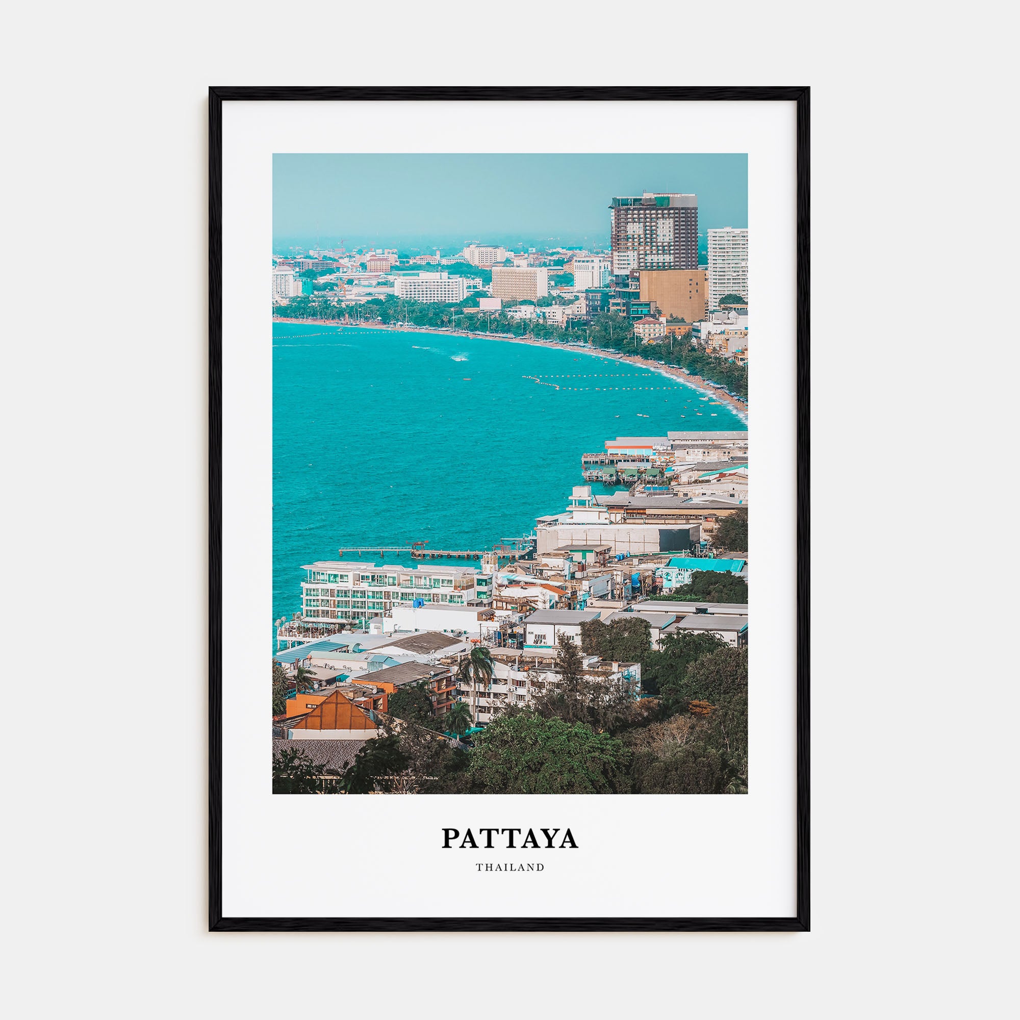 Pattaya Portrait Color Poster