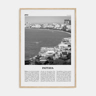 Pattaya Travel B&W Poster