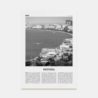 Pattaya Travel B&W Poster