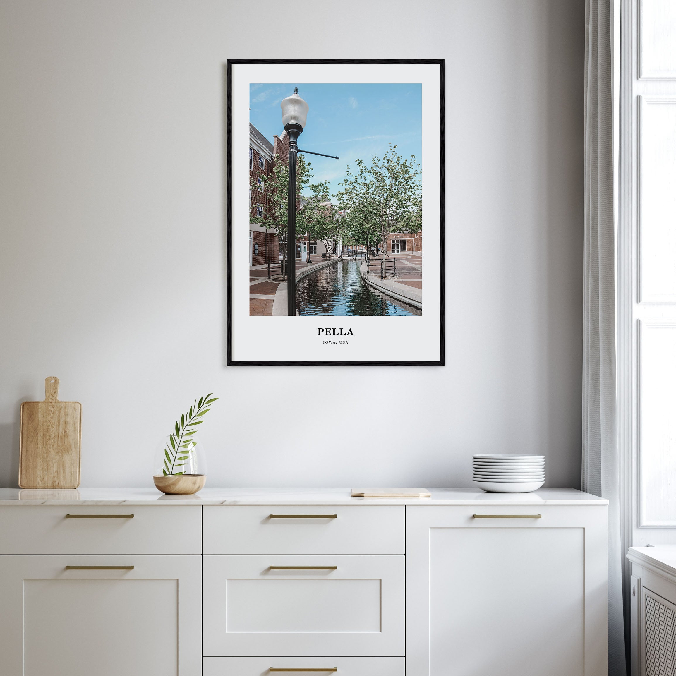 Pella, Iowa Portrait Color Poster