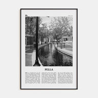 Pella, Iowa Travel B&W Poster