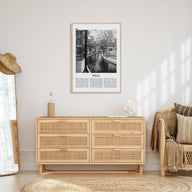 Pella, Iowa Travel B&W Poster