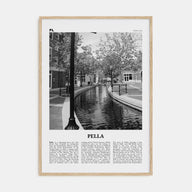 Pella, Iowa Travel B&W Poster