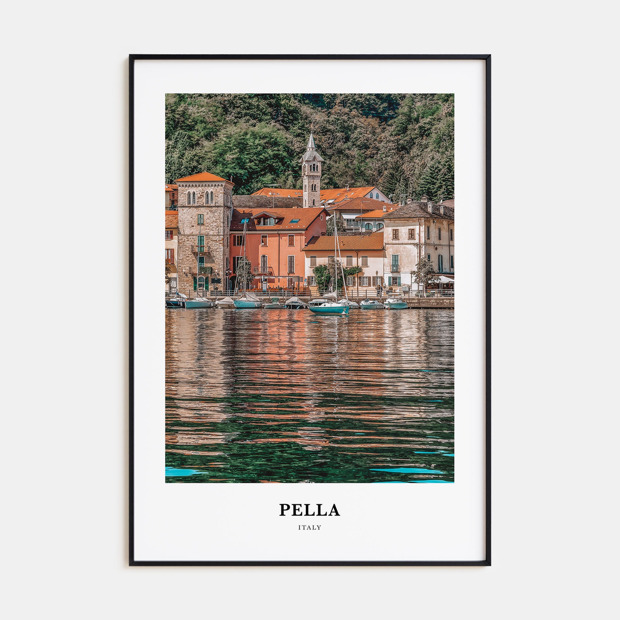 Pella, Italy Portrait Color No 1 Poster