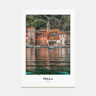 Pella, Italy Portrait Color No 1 Poster