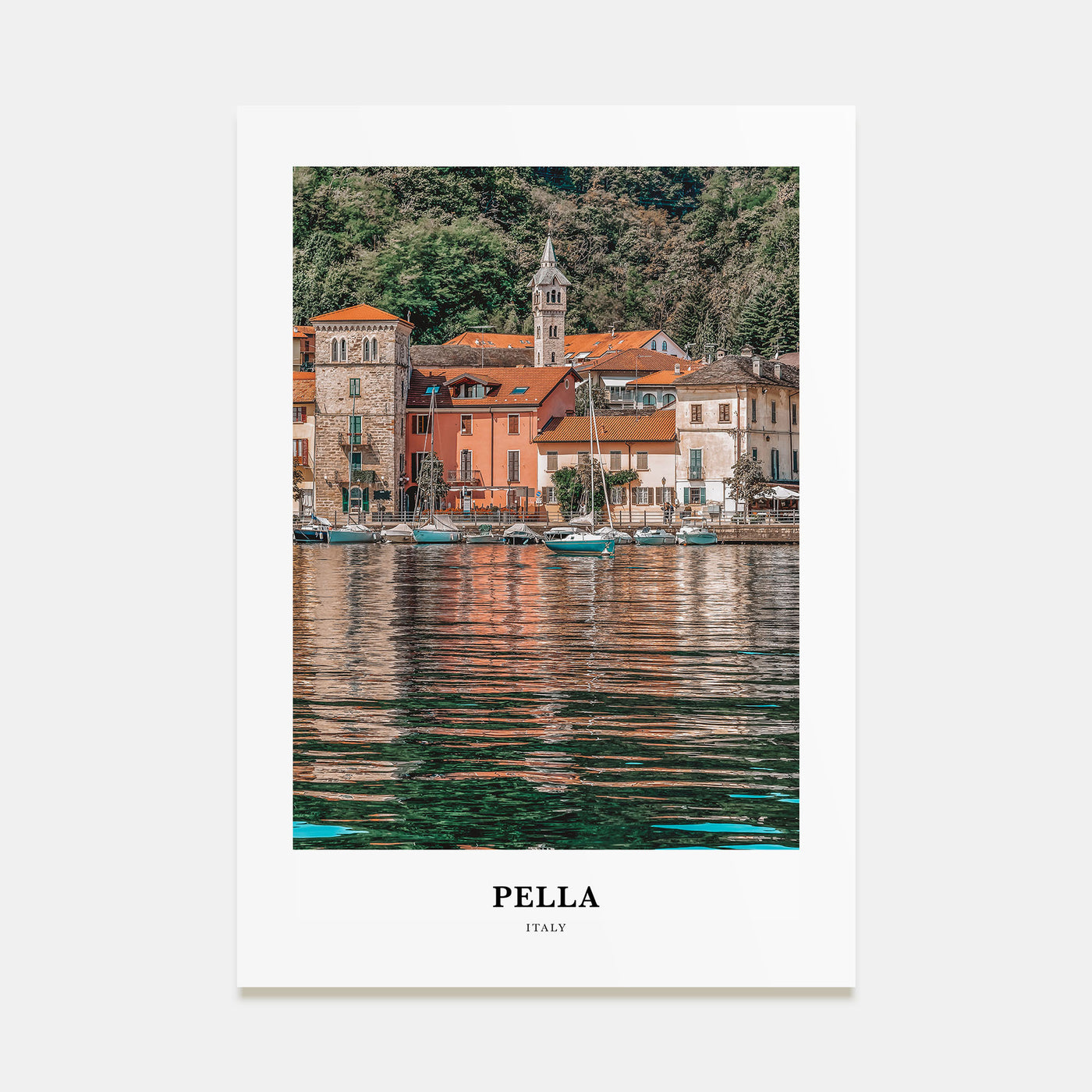 Pella, Italy Portrait Color No 1 Poster