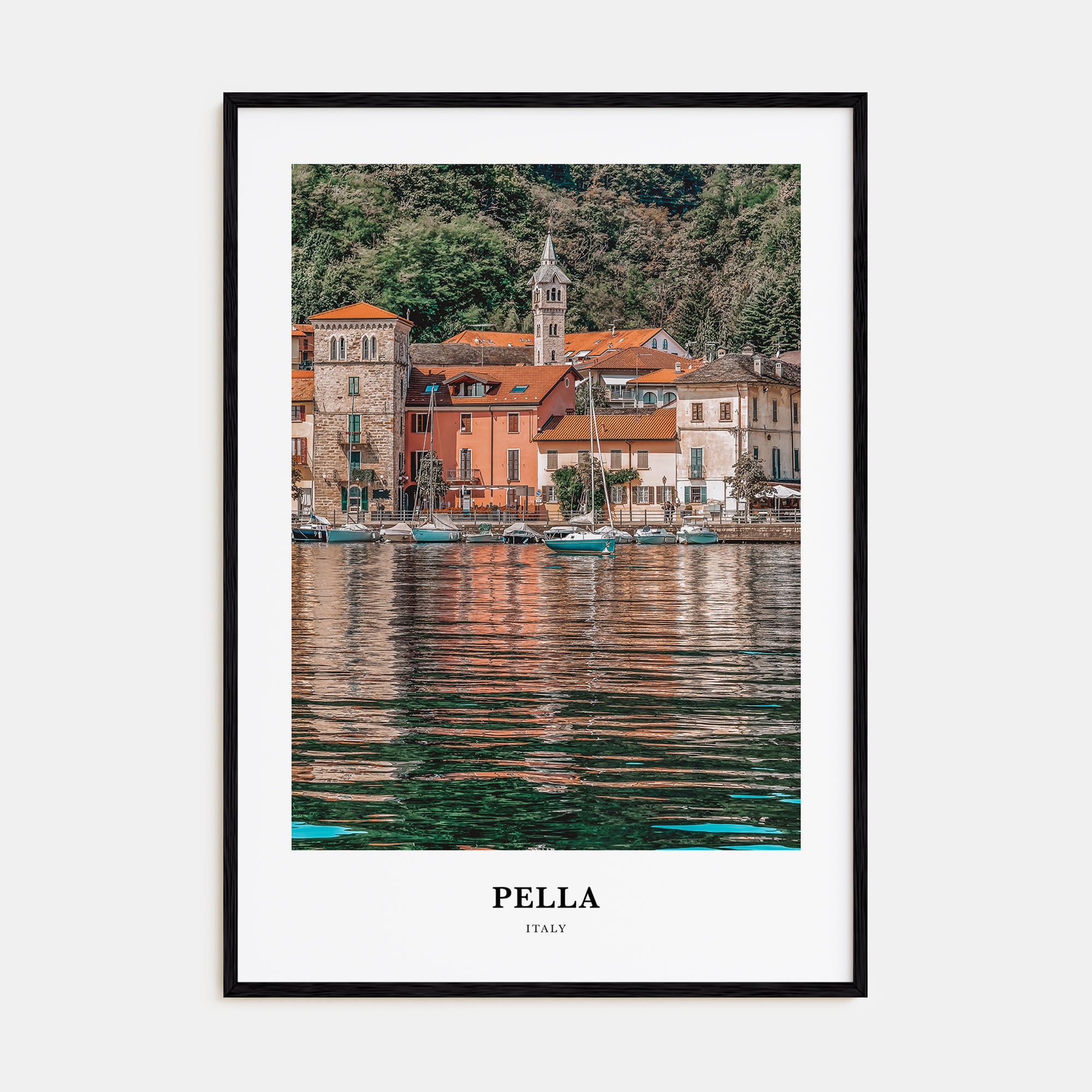 Pella, Italy Portrait Color No 1 Poster