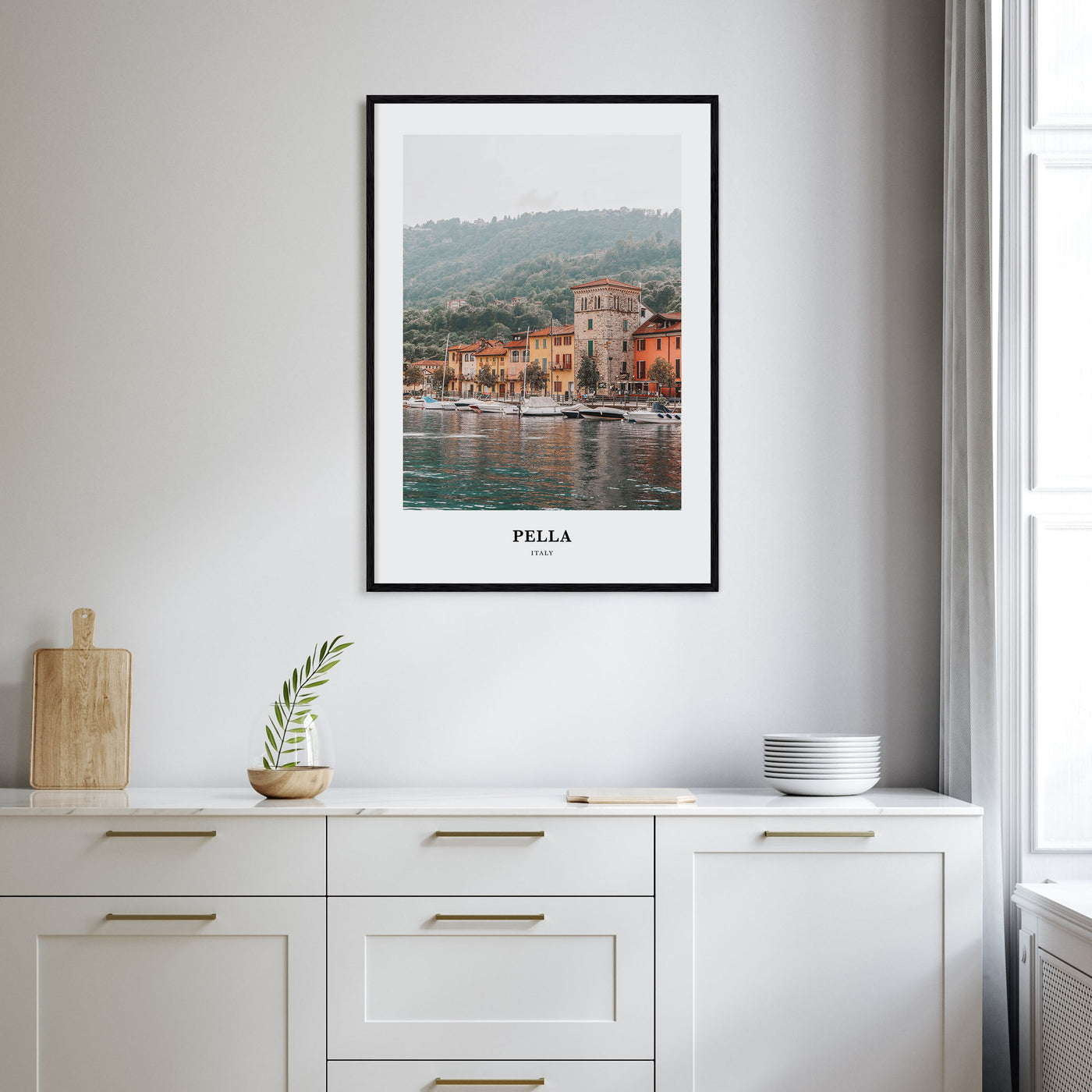 Pella, Italy Portrait Color No 2 Poster