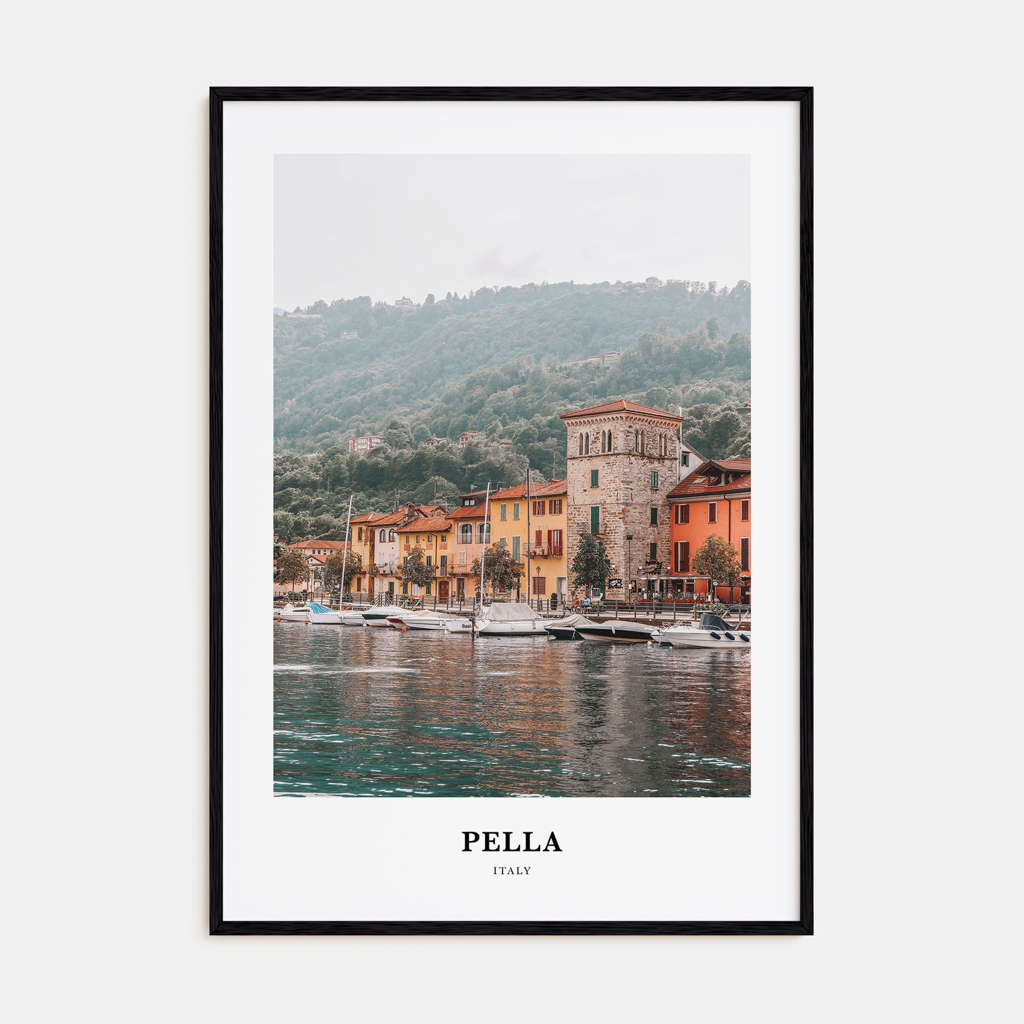 Pella, Italy Portrait Color No 2 Poster