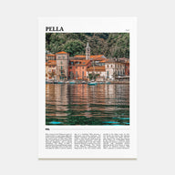 Pella, Italy Travel Color No 1 Poster