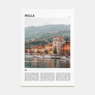 Pella, Italy Travel Color No 2 Poster