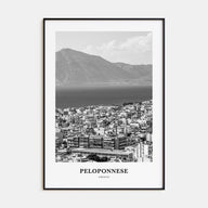 Peloponnese Portrait B&W Poster