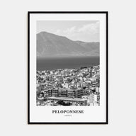 Peloponnese Portrait B&W Poster