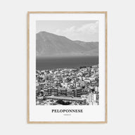 Peloponnese Portrait B&W Poster