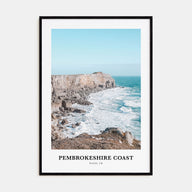 Pembrokeshire Coast Portrait Color Poster