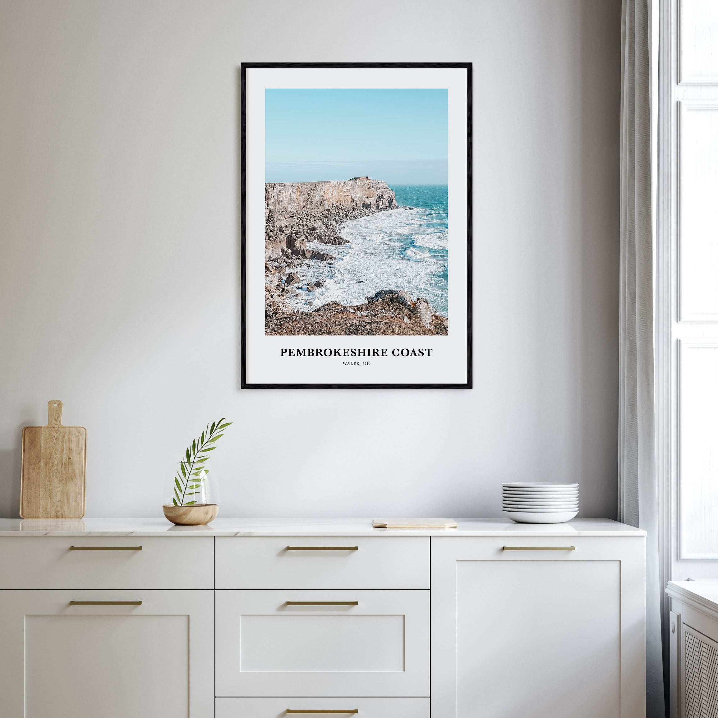 Pembrokeshire Coast Portrait Color Poster
