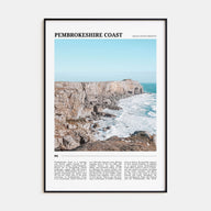 Pembrokeshire Coast Travel Color Poster