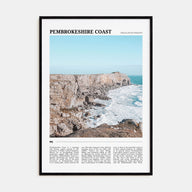 Pembrokeshire Coast Travel Color Poster