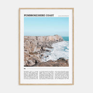 Pembrokeshire Coast Travel Color Poster
