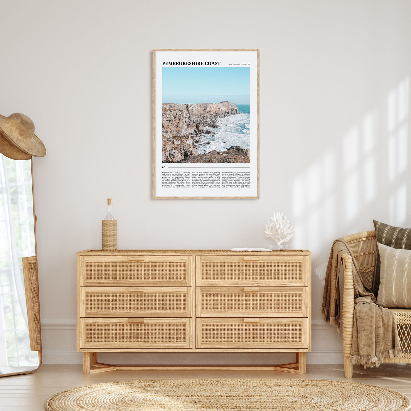 Pembrokeshire Coast Travel Color Poster