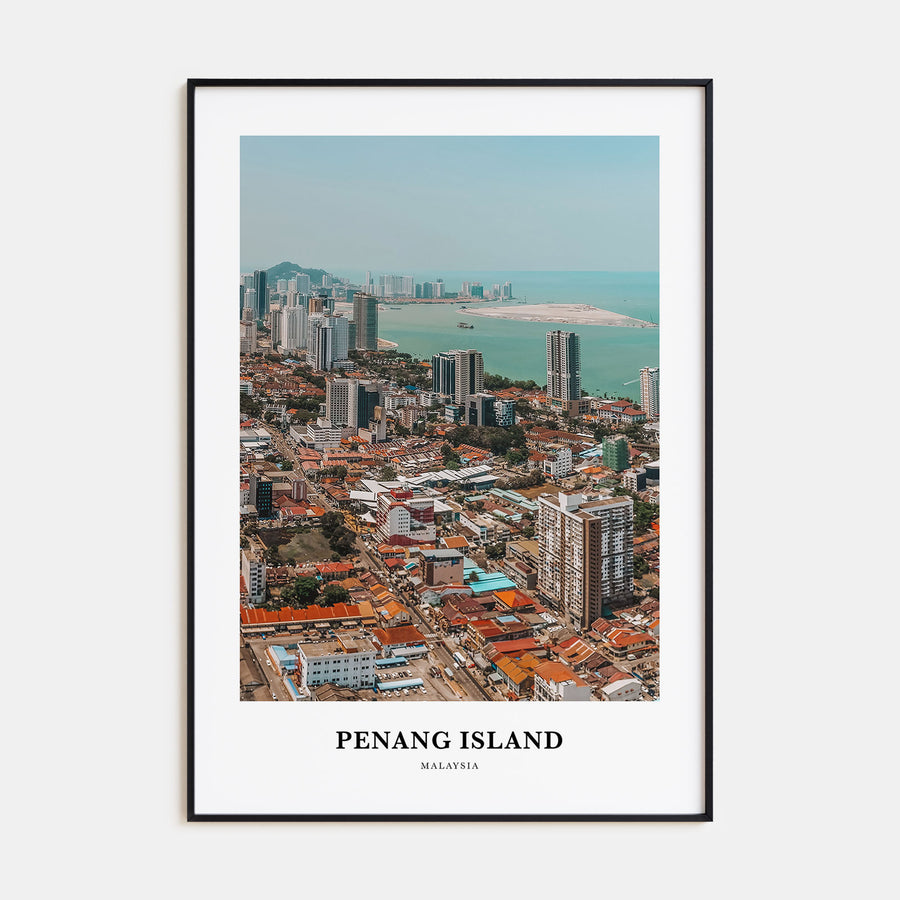 Penang Island Portrait Color Poster