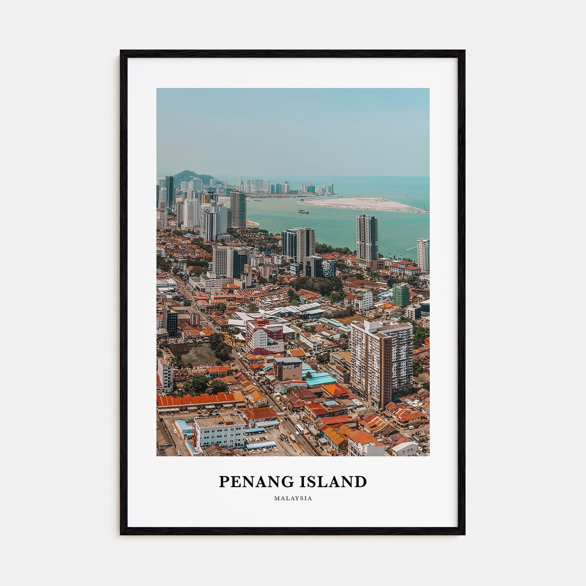 Penang Island Portrait Color Poster