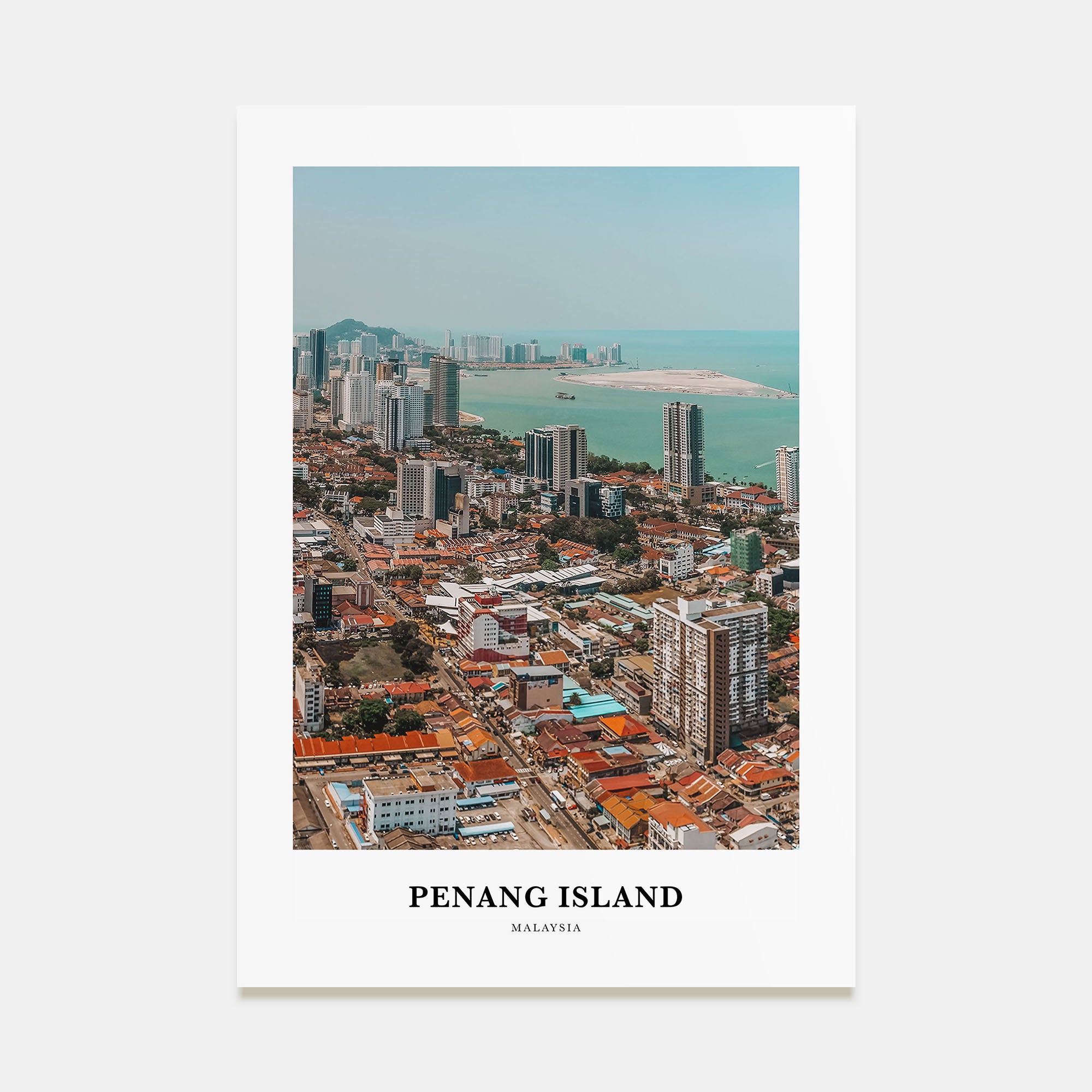 Penang Island Portrait Color Poster