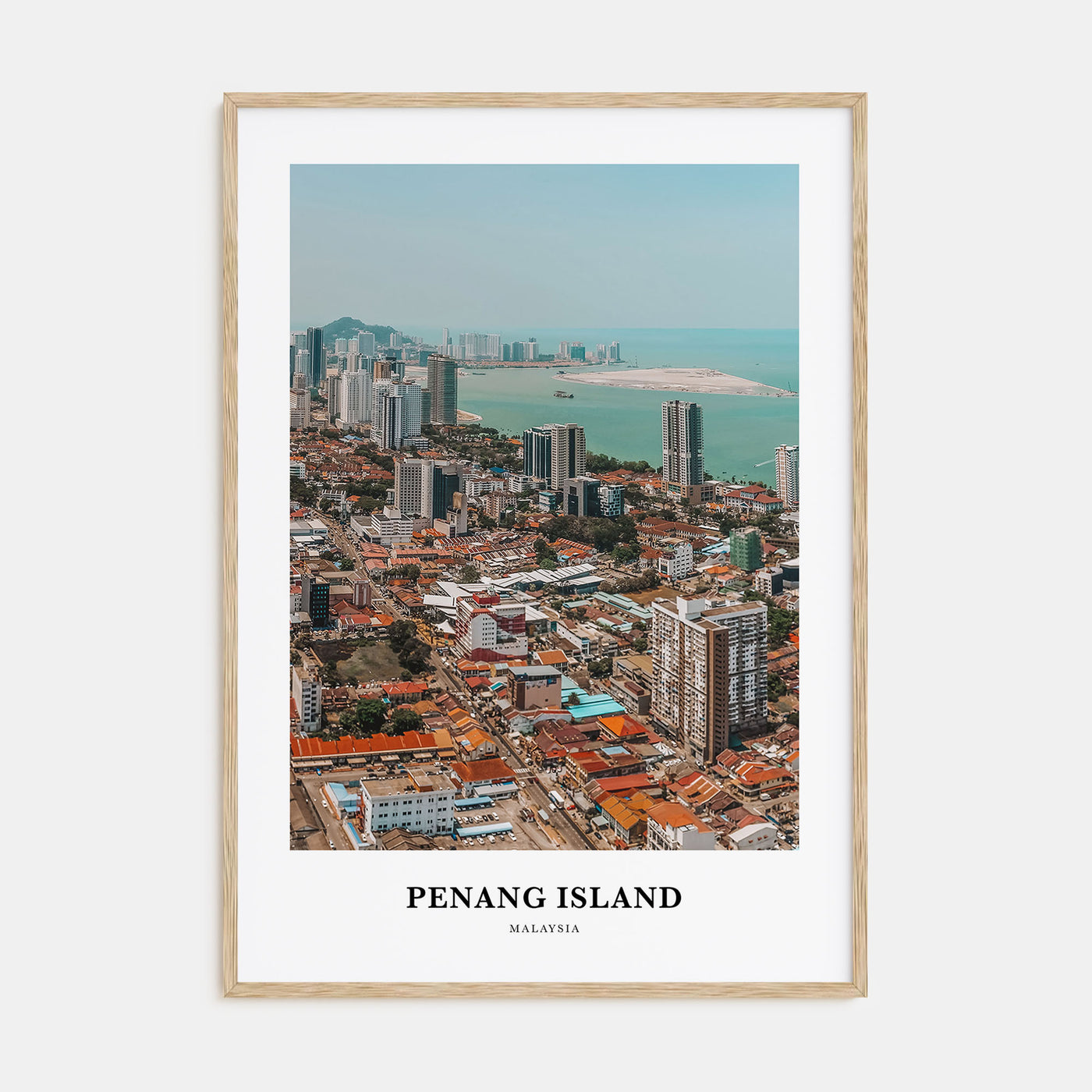 Penang Island Portrait Color Poster