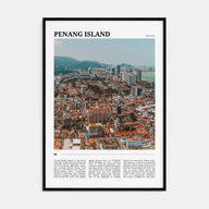 Penang Island Travel Color Poster